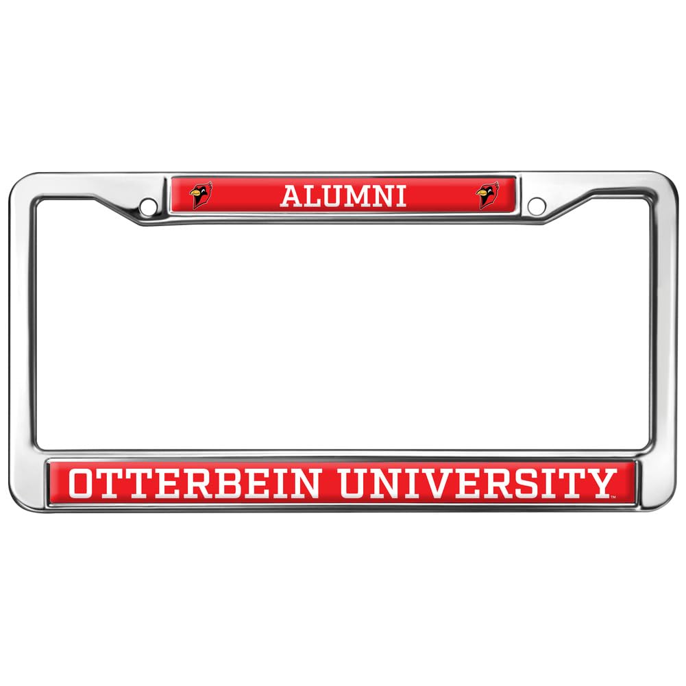 Otterbein University Alumni Full Size Standard License Plate Metal Frame