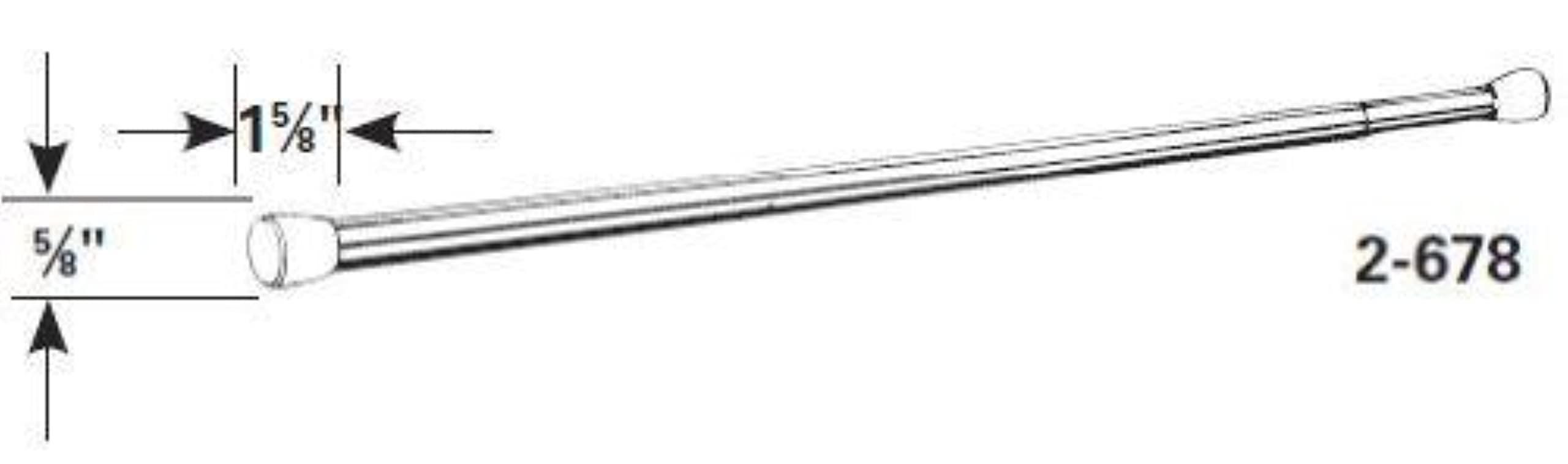 Spring Tension Curtain Rod 8 to 11-Inch Adjustable, 2 Pack Small Short Kitchen Curtain Rods, Heavy Duty and No Drilling No Screw