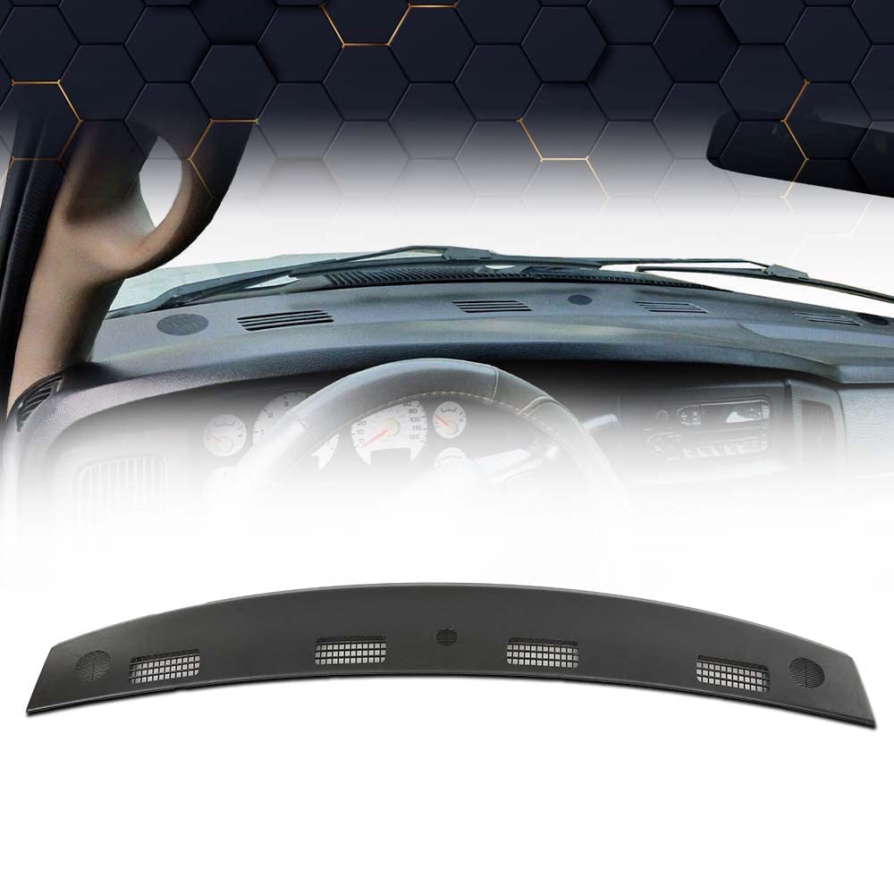 PIT66 Truck Dashboard Panel for Dodge RAM 1500/2500/3500 (2002-2005) - Black ABS Plastic