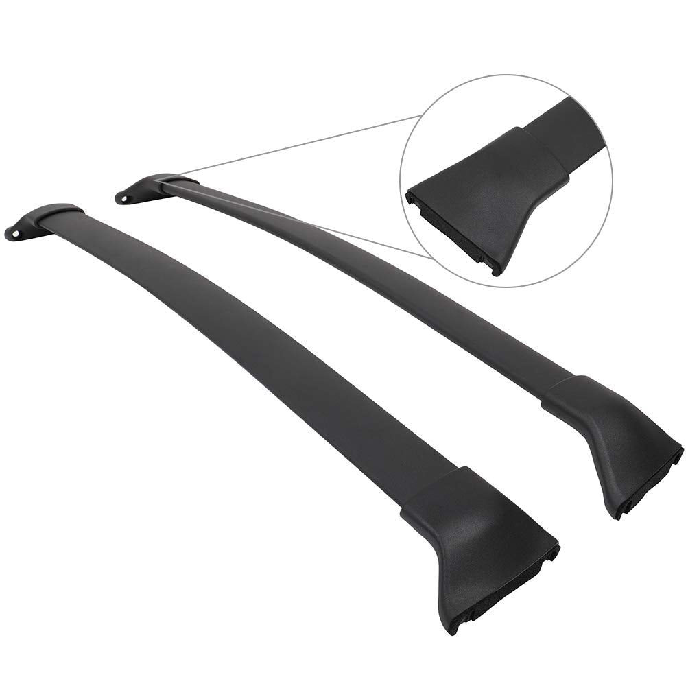 Scitoo Roof Rack Cross Bars Baggage Carrier For Mazda Cx-3 2016-2019 Black Roof Top Rack Luggage Carrier 165Lbs