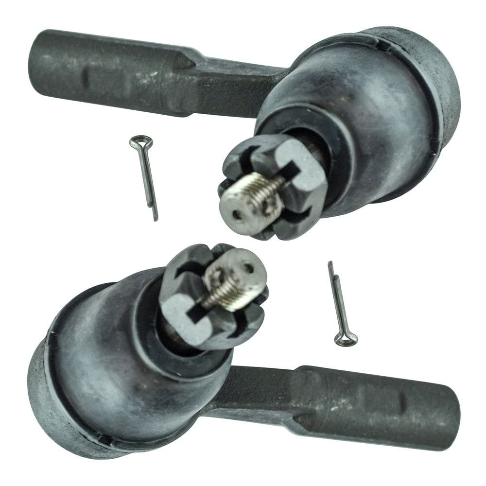 TRQ Front Outer Tie Rod Set Compatible with 2006-2007 Chevrolet Colorado GMC Canyon 2007-2008 Isuzu i-290 i-370