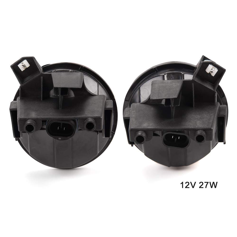 Grand Orange Fog Lights Compatible With Dodge Dakota 2001 2002 2003 2004 /Fit For Dodge Durango 2001-2003 Driver & Passenger Sid
