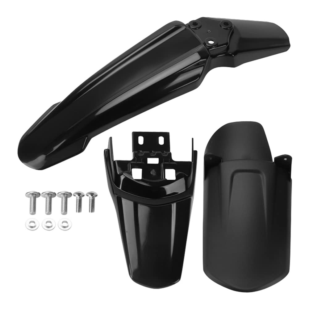 Generic Surron Fender Set - Black Plastic Fenders for Light Bee Sur Ron S/X, Segway X160/X260, Off-Road Shock Absorbers, Fenders SET