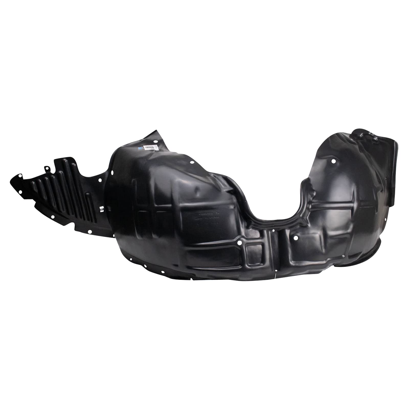 TRQ Front Inner Fender Liner Set for 2014-2020 Chevrolet Impala, Plastic, White, Model BDA14564