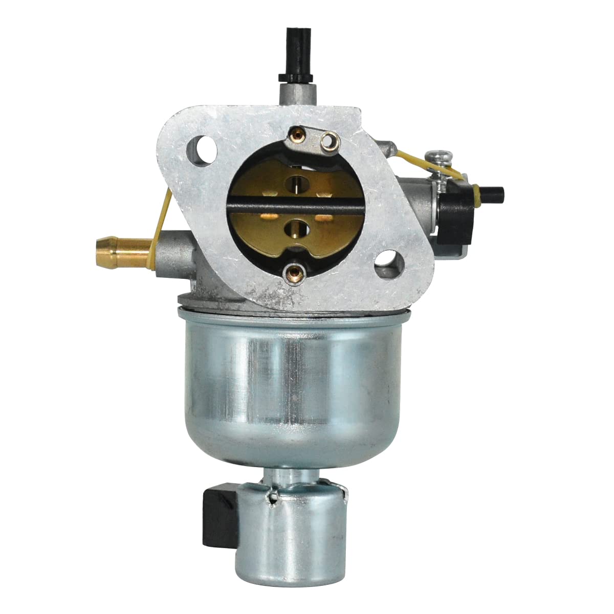 JDLLONG Carburetor for K-awasaki FS481V FH580V FS541V FR600V Engines, Model 15004-0827, Includes Air Filter & Fuel Pump, Silver