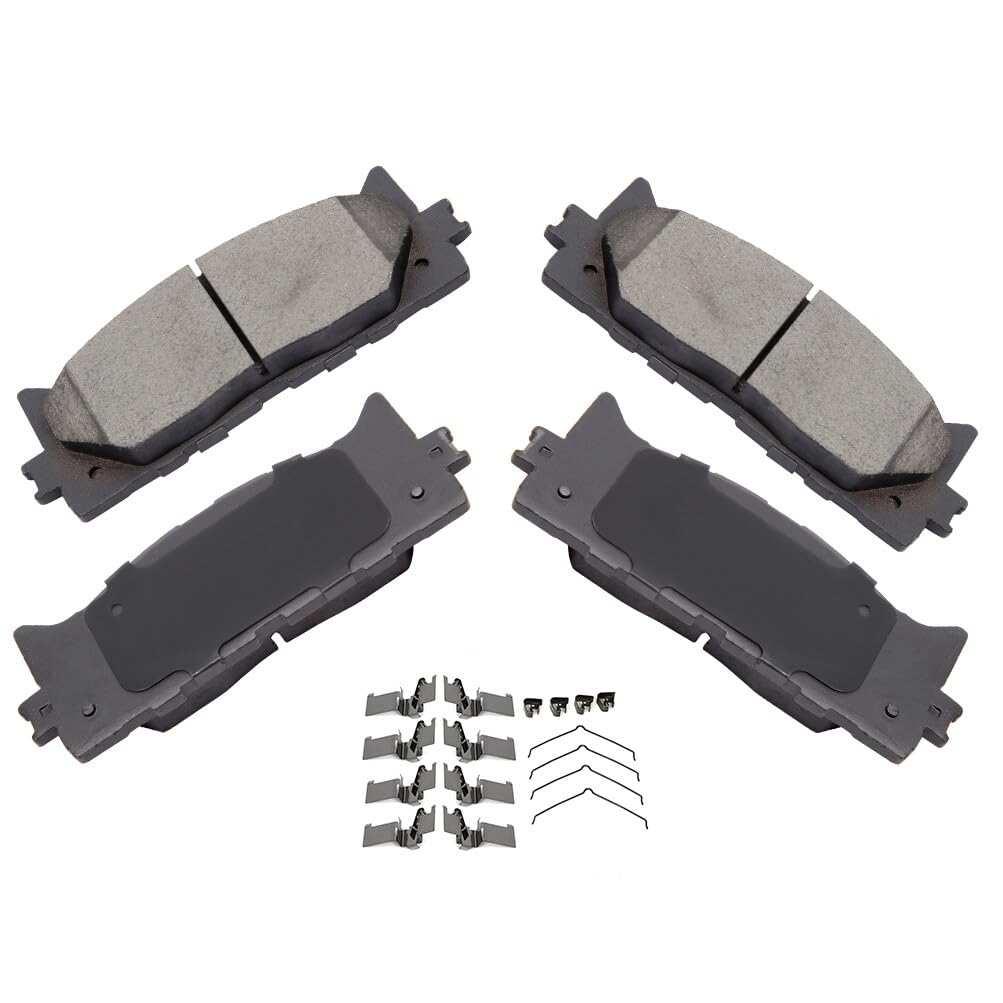 Cciyu D1222 Front Ceramic Disc Brake Pads Kit For Lexus Es350 2007-2018,For Toyota Avalon 2008-2018,For Toyota For Camry 2007-20