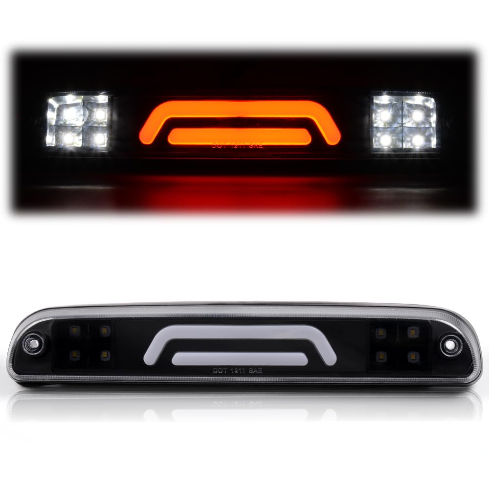 G-PLUS LED Cargo 3rd Brake Light Tail Lamps Compatible With Ford F250 F350 F450 F550 SD Super Duty1999-2016,Third Tail Lamps Cle