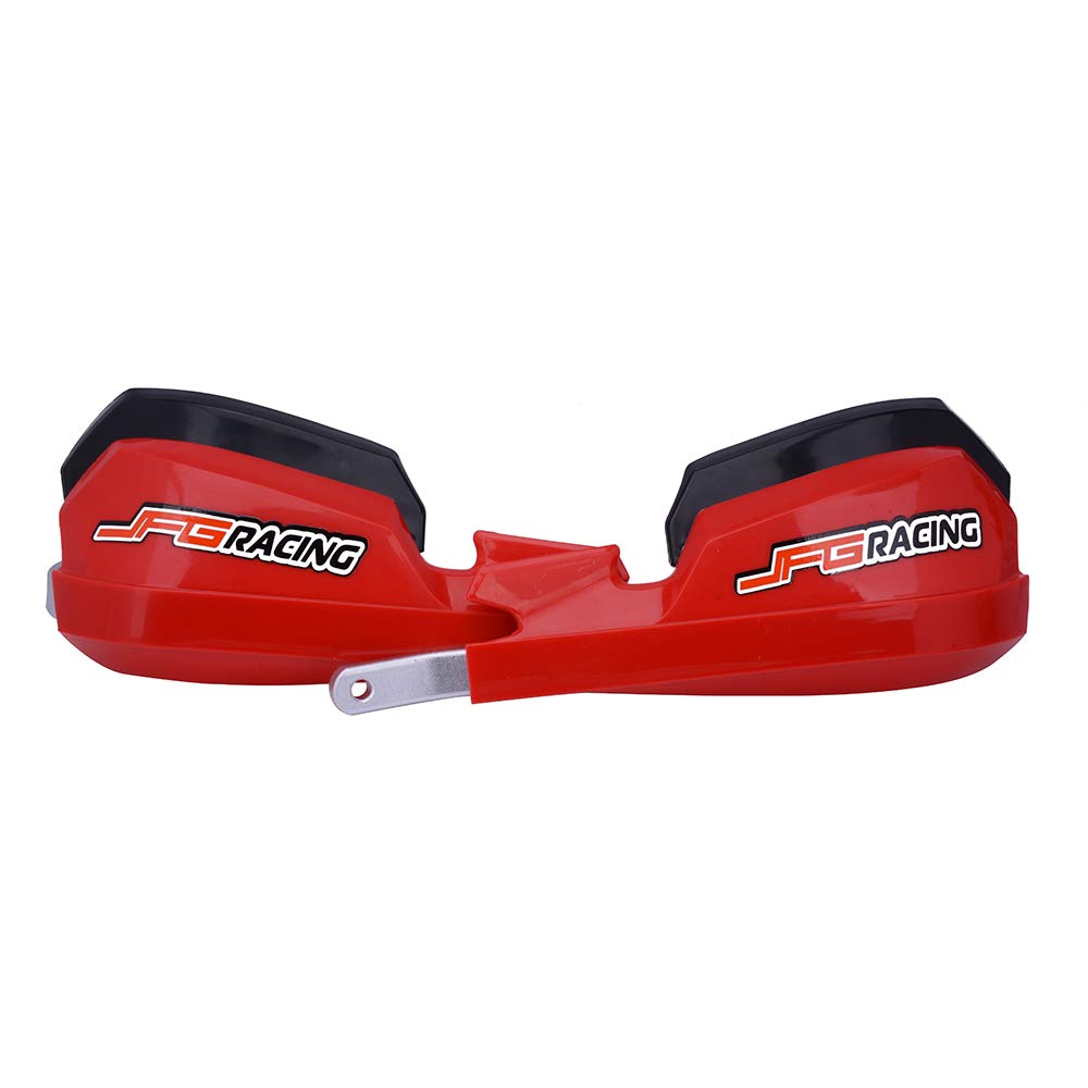 JFG RACING Handguards for Dirt Bikes - Universal 7/8in & 1 1/8in Handlebar - Red - Model Y151400542