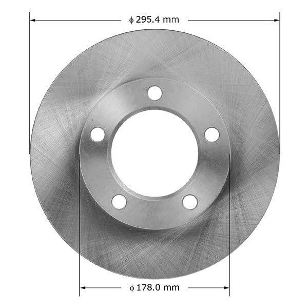 Bendix Premium Prt1289 Front Brake Rotor For Dodge Ramcharger 1993-1980, W100 1989-1986, W150 1993-1980, W250 1987-1985, W350 19