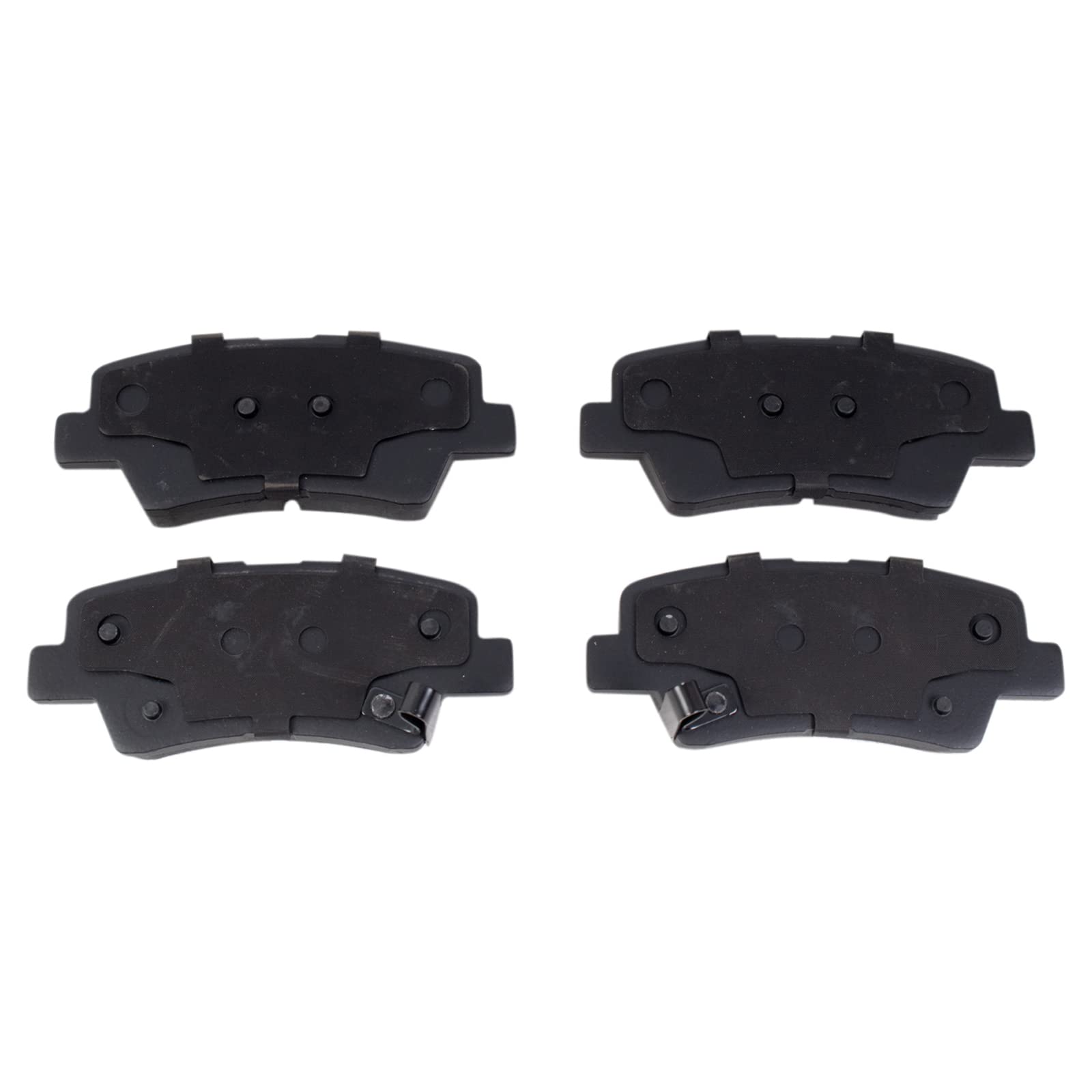 TRQ Rear Brake Pads Ceramic Compatible with 2019-2021 Hyundai Veloster 2019-2022 Kia Forte Niro EV