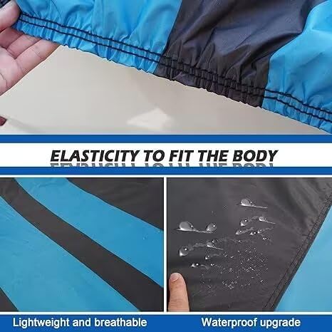 Kaugung Custom Fit Car Cover for Chevy Malibu (2016-2025) - Waterproof, All Weather, Black, Lightweight Outdoor Protection