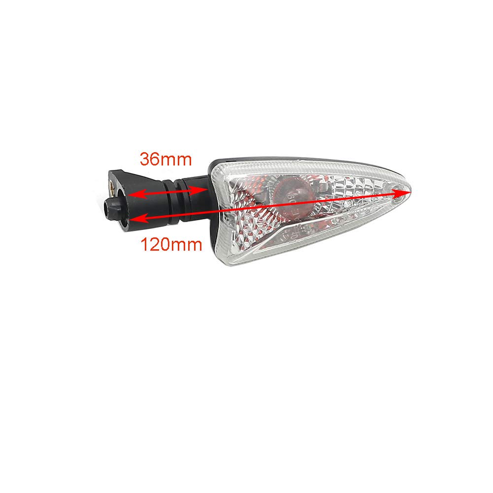 Motorcycle Front/Rear Blinker Turn Signal Light 120Mm For F800R F800S K1300R/S F800Gt F800St F800Gs S1000Rr C600 G650Gs F765Gs T