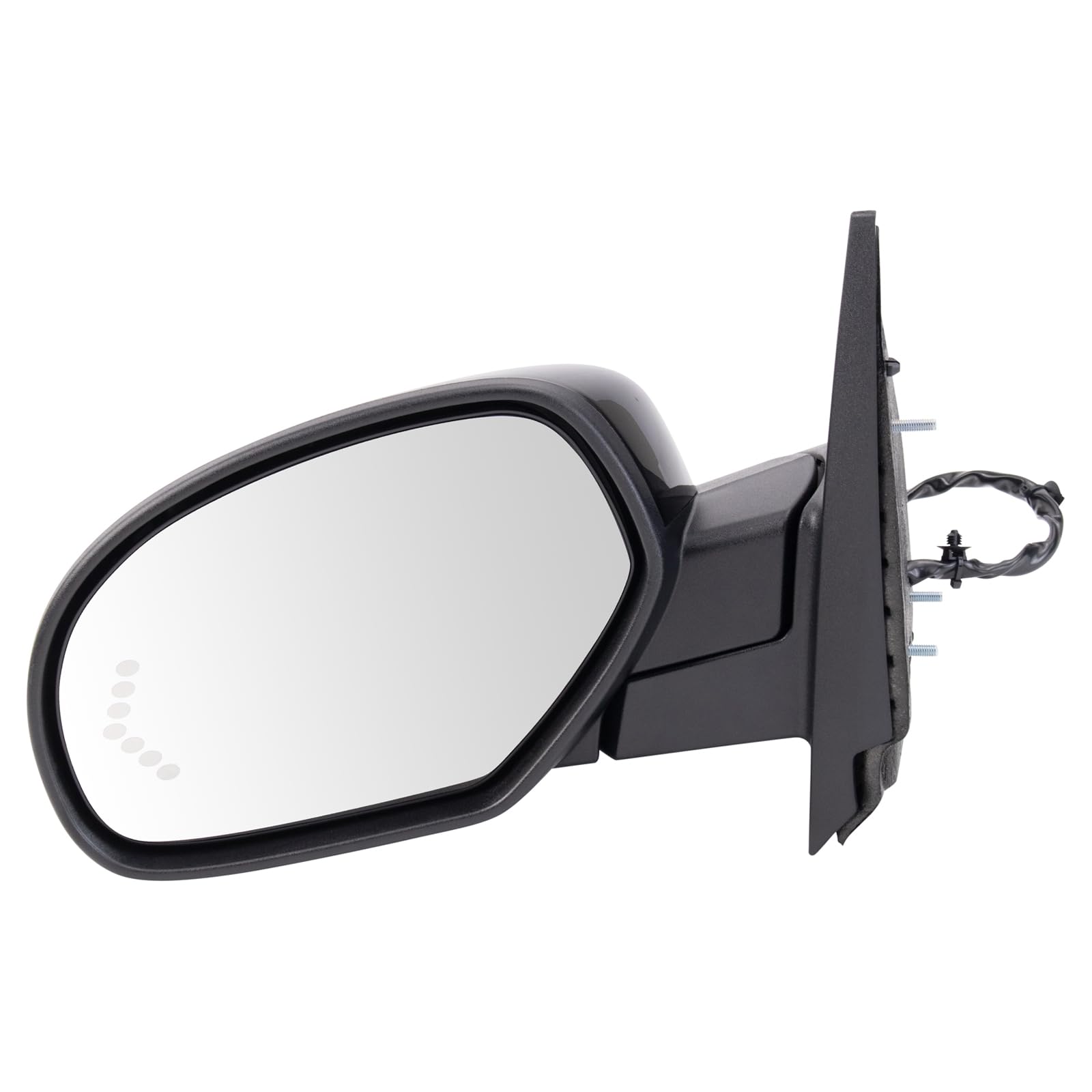 TRQ Left Mirror Drivers Side Compatible with 07-13 Chevrolet GMC GM1320377