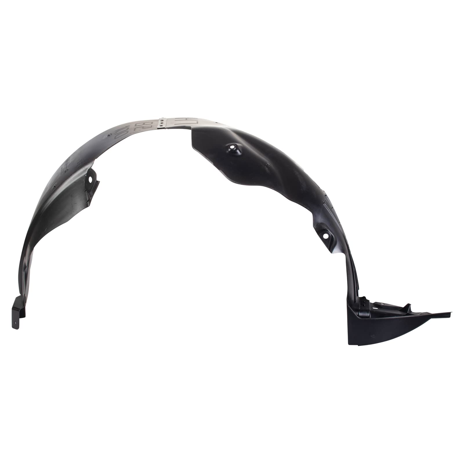Trq Inner Fender Liner Set Compatible With 2017-2019 Kia Soul Ki1248150 Ki1249150