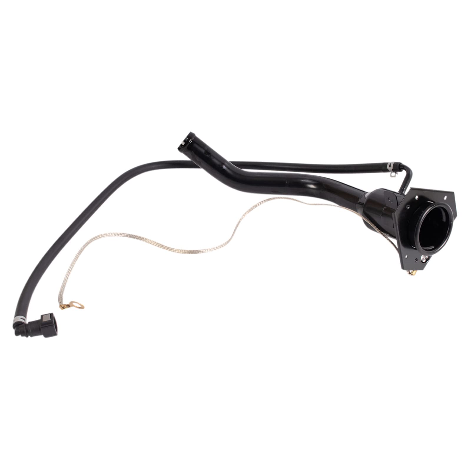 Trq Fuel Tank Filler Neck Black Compatible With 2005 Chevrolet Silverado 1500 Gmc Sierra 1500