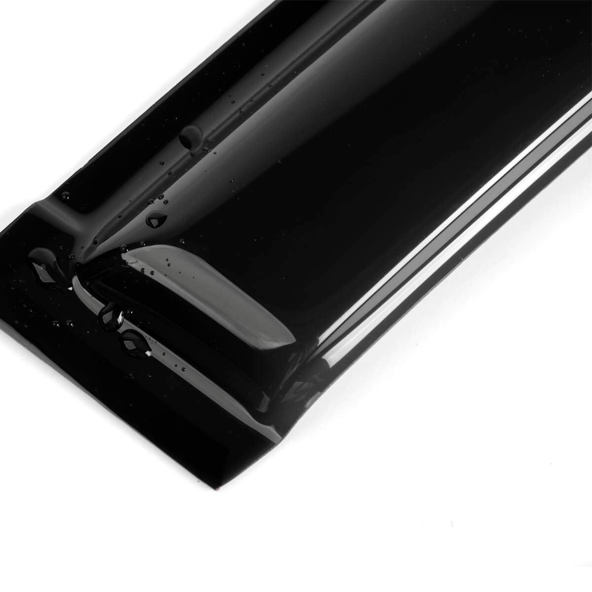 Tape-On Side Car Window Visor Rain Guards Vent Deflectors For 2009-2018 Dodge Ram 1500 2500 3500 Crew Cab Truck Accessories Smok