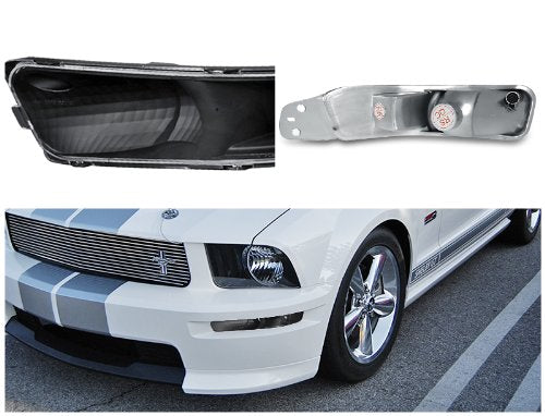 SPEC-D TUNING Black Housing Turn Signal for 2005-2009 Mustang - Model LB-MST05JM-RS