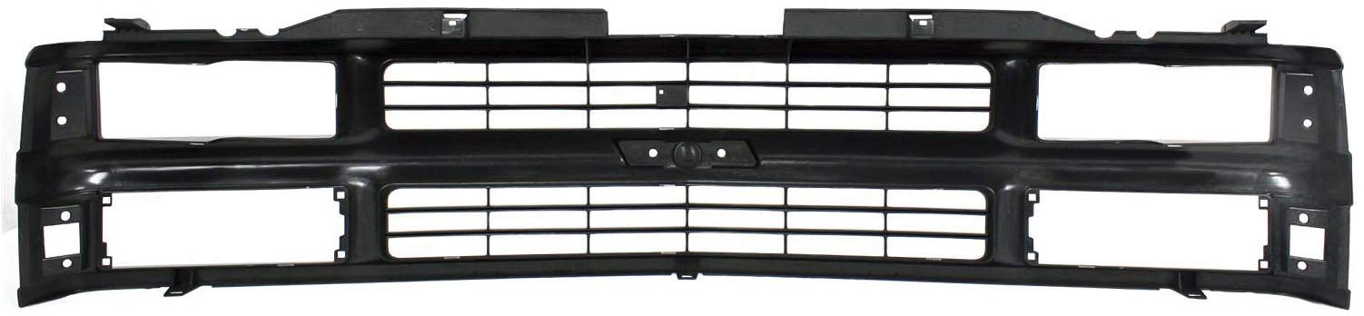 Garage-Pro Grille Assembly Compatible with Chevrolet Blazer 1994, Chevrolet C1500 1994-1999, Painted Black, Plastic