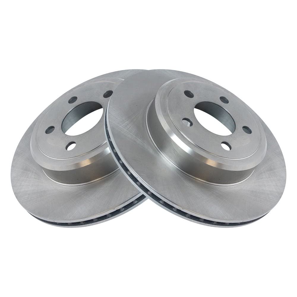 Trq Rear Brake Rotors Set Vented Compatible With 2005-2021 Chrysler 300 2009-2022 Dodge Challenger 2006-2022 Charger 2005-2008 M