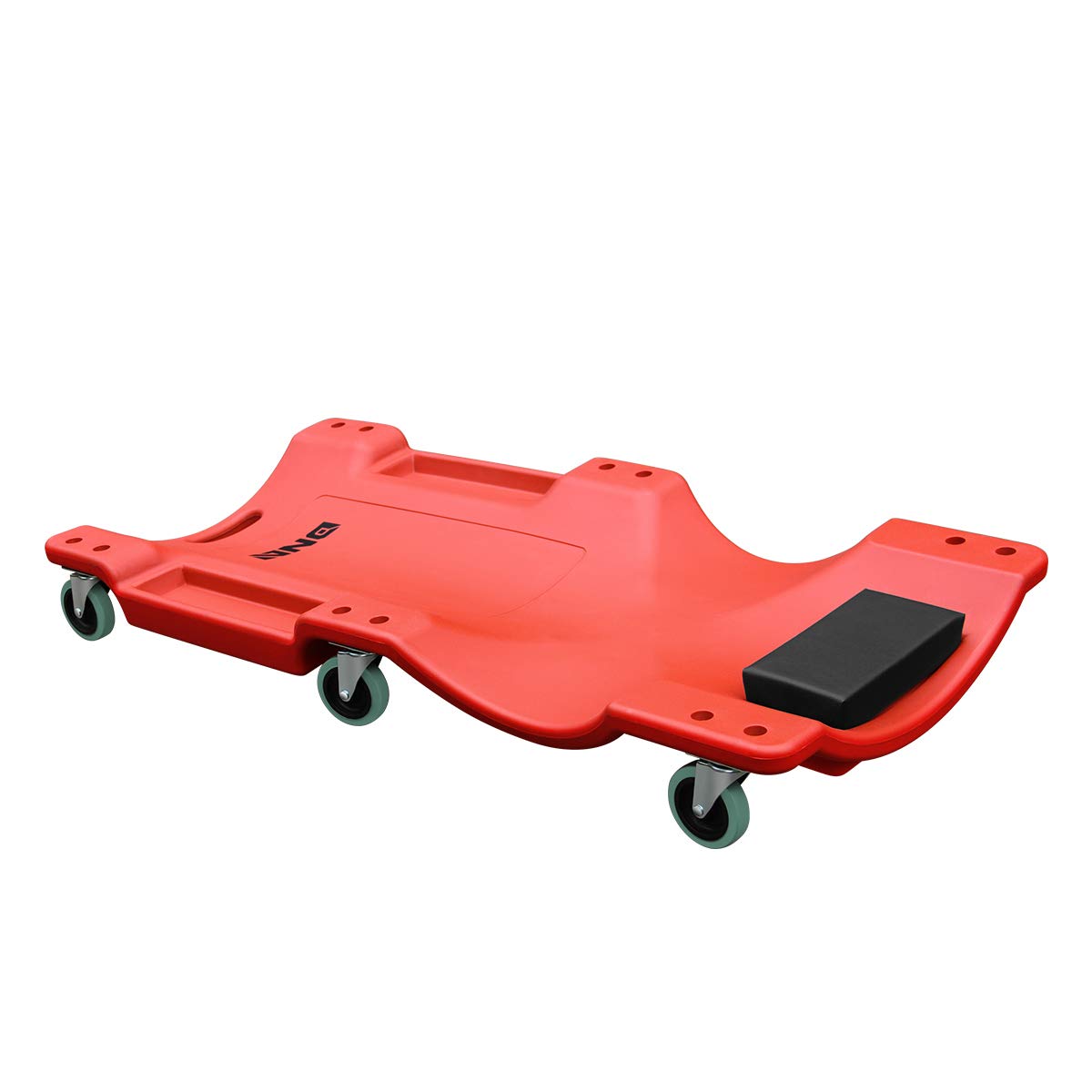 Dna Motoring Tools-00005 Heavy Duty Concave Shape Low Profile Automotive Creeper W/Padded Headrest