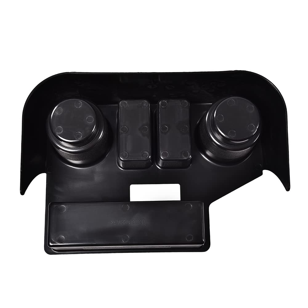 PIT66 Center Console Cup Holder, Black Plastic, Compatible with 1994-1997 Dodge Ram 1500 2500 3500, Model 02ITG3709ABKPIT