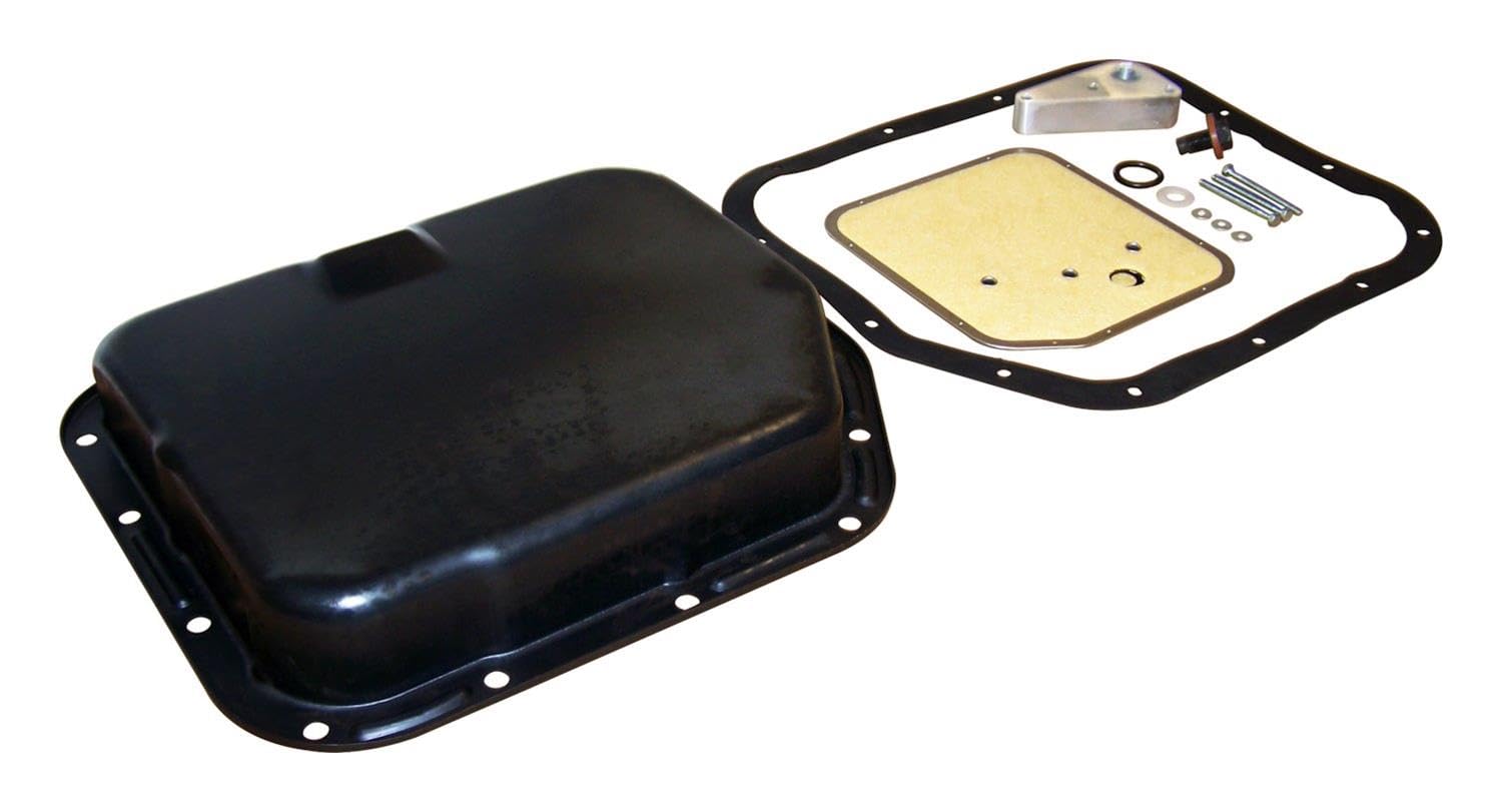Crown Automotive RT24001 Off-Road Deep Transmission Pan Kit - Black