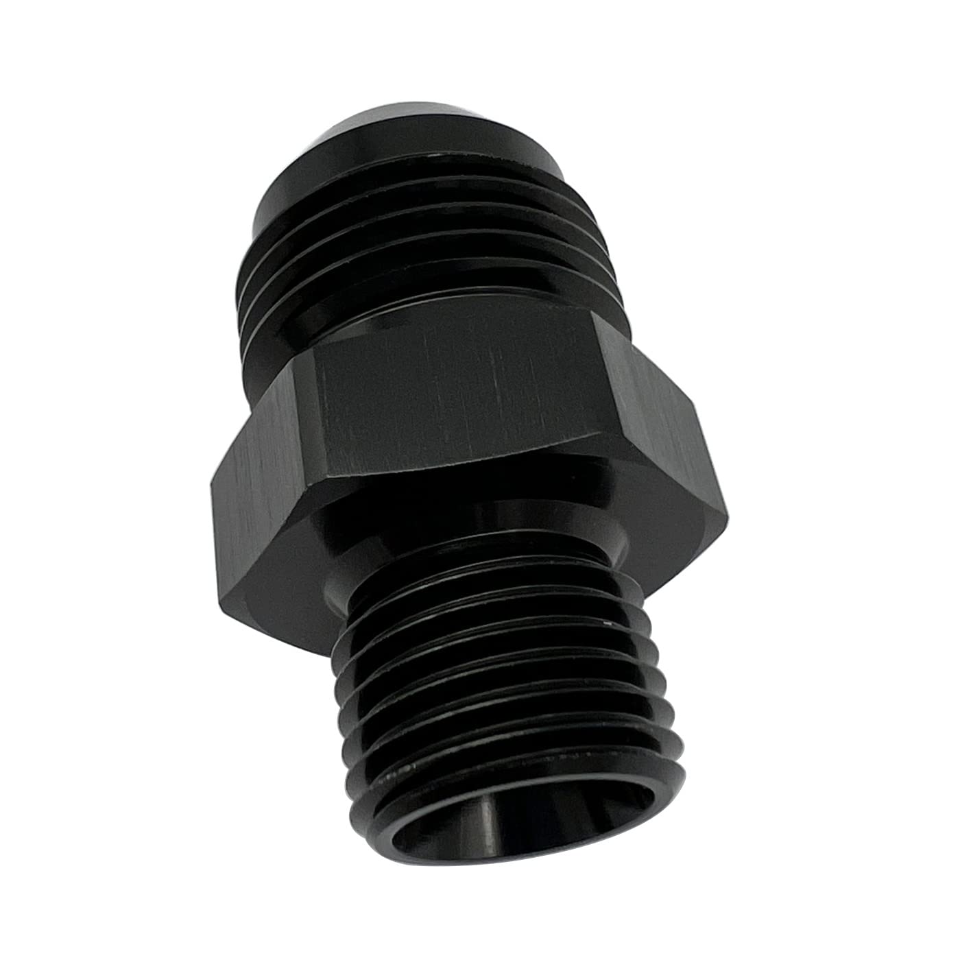 Krd Performance Straight Black Aluminum Male Flare -10 An An10 To M16 X 1.5 Male Metric Thread Pipe Fuel Fitting Adapter