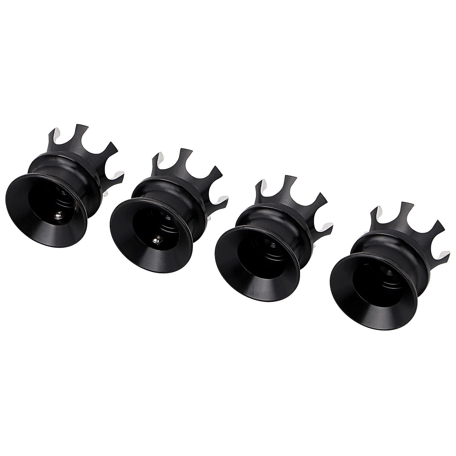 Xmmt Black Motorcycle Crown Head Bolt Covers Spark Plug Engine Topper Nut Cap For Harley Sportster 1986-2018 /Twin Cam 1999-2017