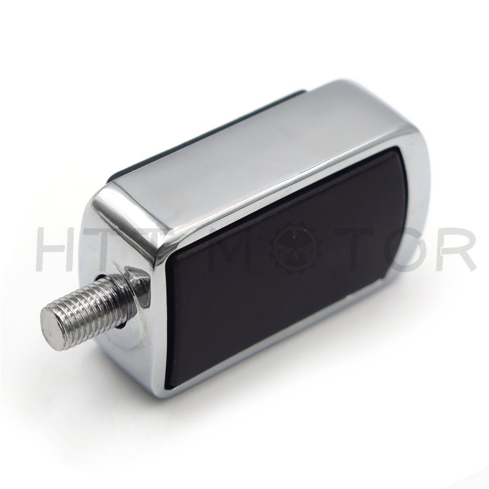 Unknown SMT-MOTO Motorcycle Shifter Peg - Chromed Aluminum Replacement for Harley Electra Wide Super Low Glide Softail XLX, HTTMT Skull