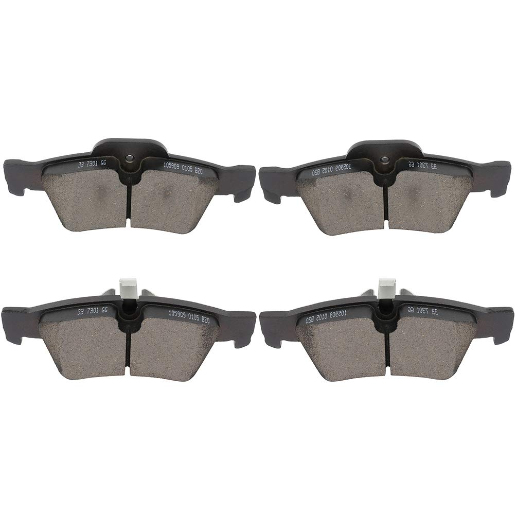 Cciyu D1122 Rear Ceramic Brake Pads Kits 4Pcs Fit For Benz G55 Amg,G63 Amg,G65 Amg,Gl3,Gl350,Gl450,Gl550,Ml3,Ml350,Ml450,Ml500,M