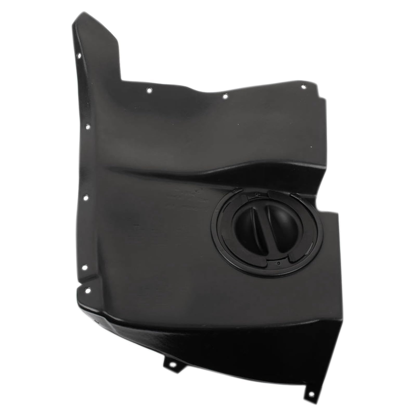 TRQ Front Inner Fender Liner Set for 2005-2013 Chevrolet Corvette, Black, Aluminum, Model BDA06729