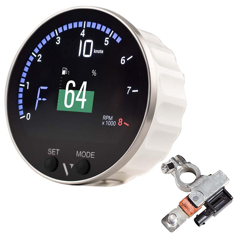 Veratron 85Mm (3-3/8'') Vmh-35 Multifunction Gauge W/Battery Sensor
