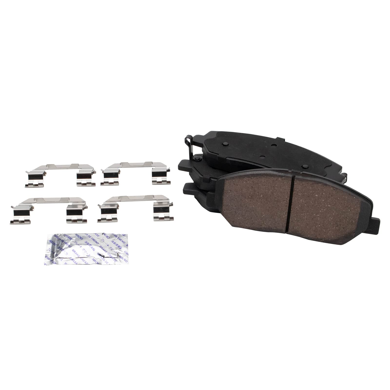 TRQ Front Brake Pads Ceramic Compatible with 2009-2011 Hyundai Genesis