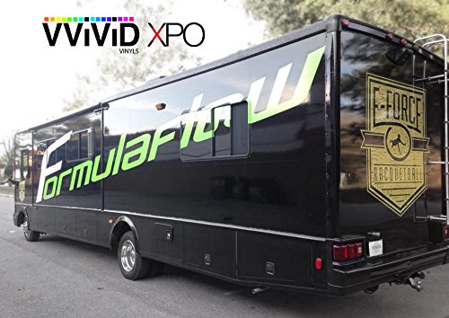 Black Gloss 5Ft X 100Ft Vvivid8 Vinyl Wrap Roll With Air Release Technology With Tool Kit