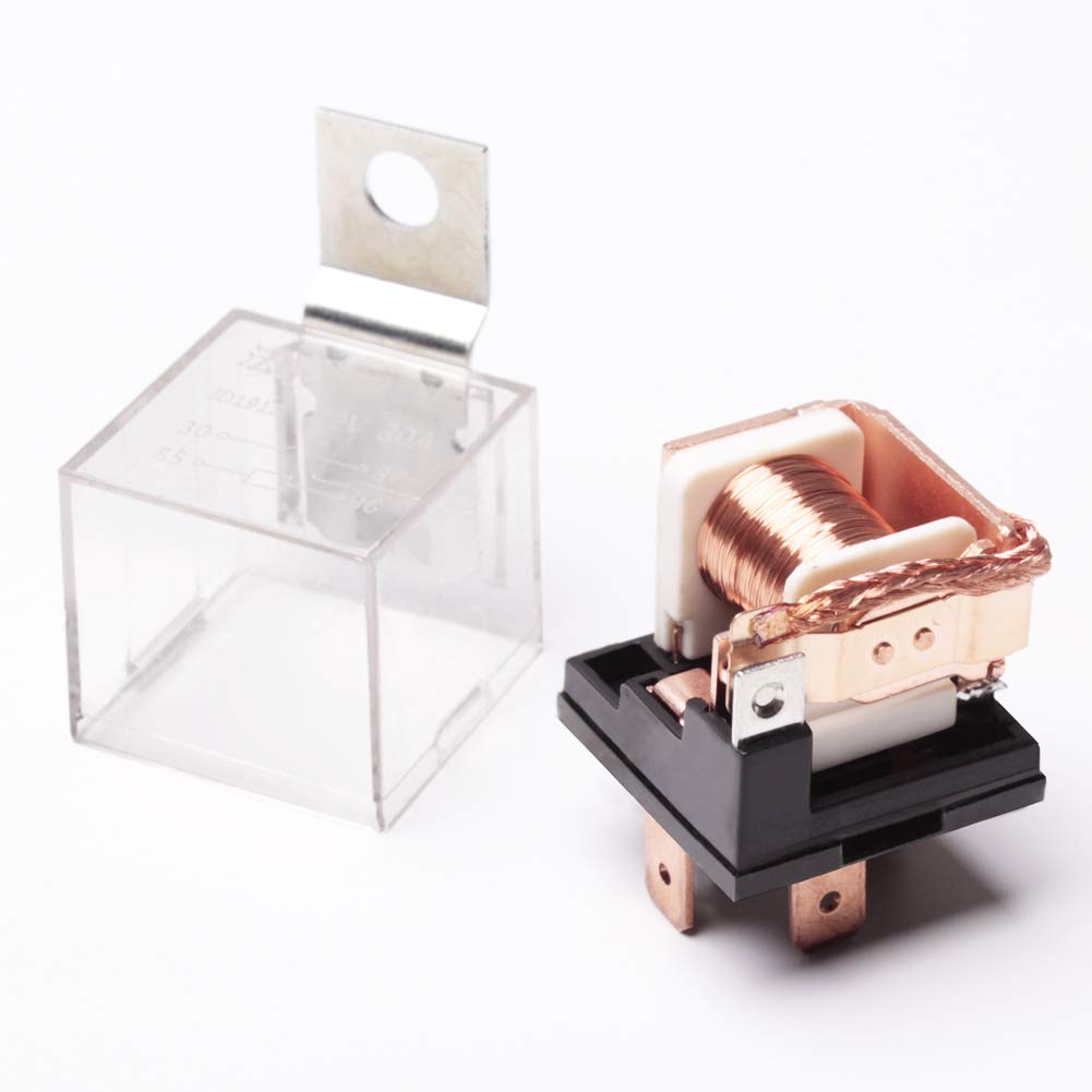 FARBIN 12V Air Horn Relay Wiring Harness Kit - 80 AMP, 4 Pin, Durable Horn Material
