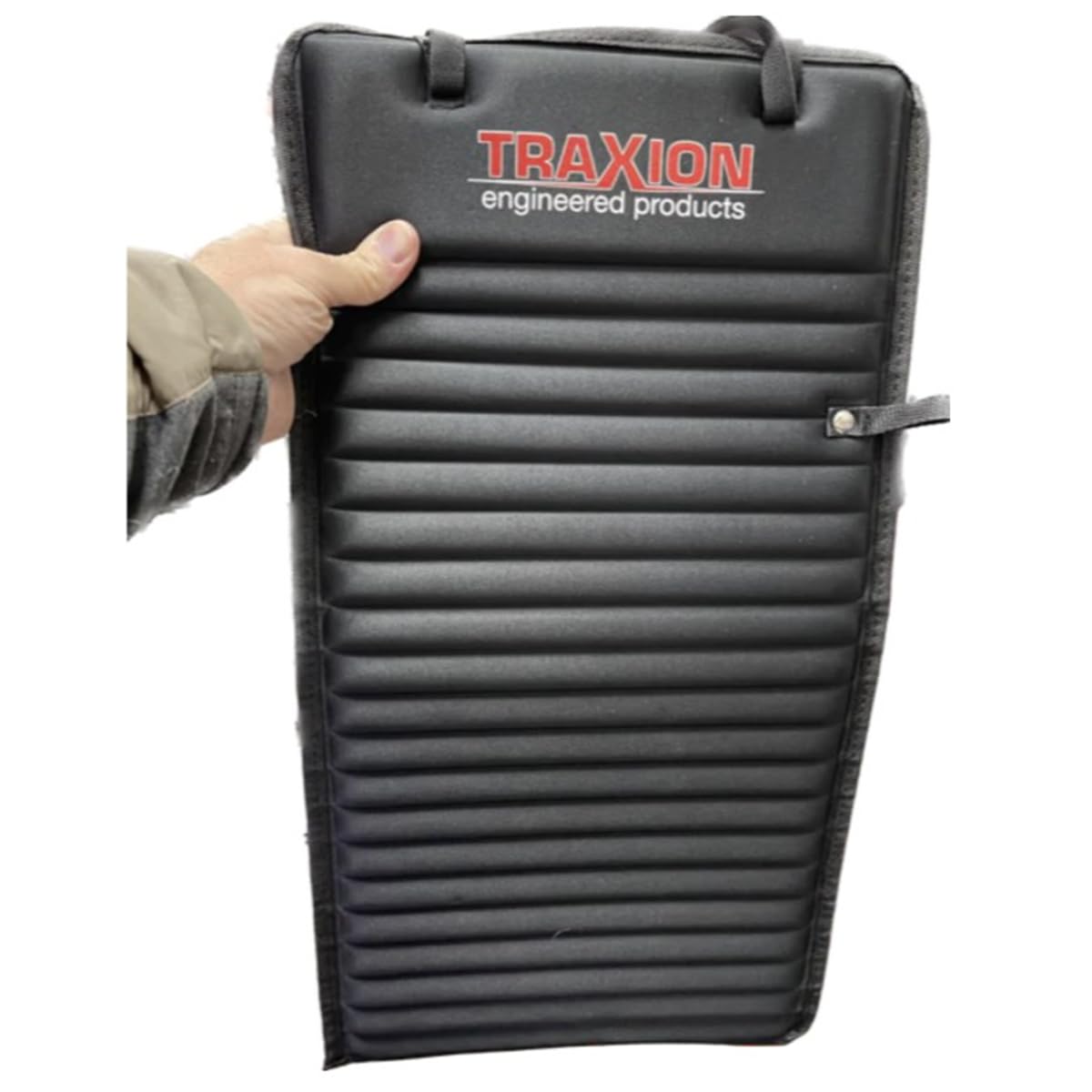 Traxion Versa Mat Mini - Foam Exercise Mat, 12" x 24", Black, Model 1-502