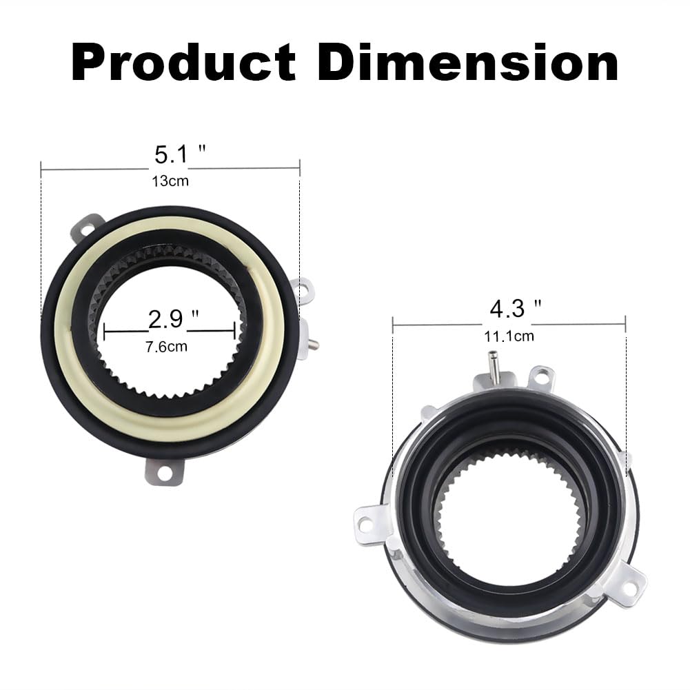 WMPHE 2 Pcs 4WD Auto Locking Wheel Drive 4x4 Hub Actuator Compatible with Ford F150 2004 to 2015, Compatible with Expedition and