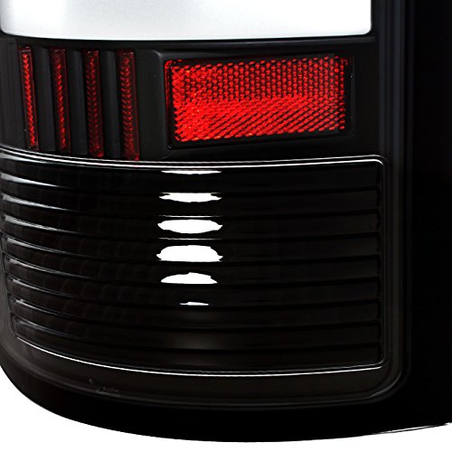 Akkon - For 2007-2013 Gmc Sierra 1500  2007-2014 Sierra 2500Hd 3500Hd Led Light Tube Style Taillights Pair Set