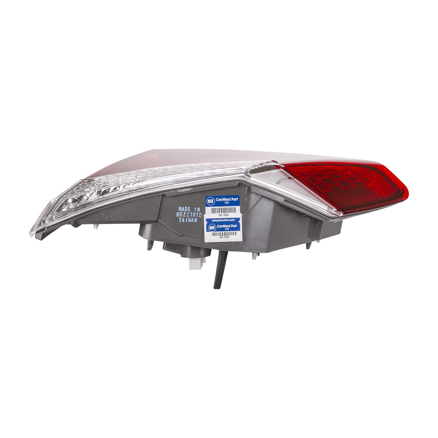 Tyc Right Tail Light Assembly Compatible With 2013-2015 Honda Accord