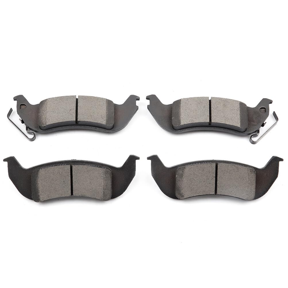 Automuto 4Pcs Rear Ceramic Disc Brake Pads Set D1040 For Ford Crown Victoria Ranger For Lincoln Town Car For Mazda B2300 For Mer