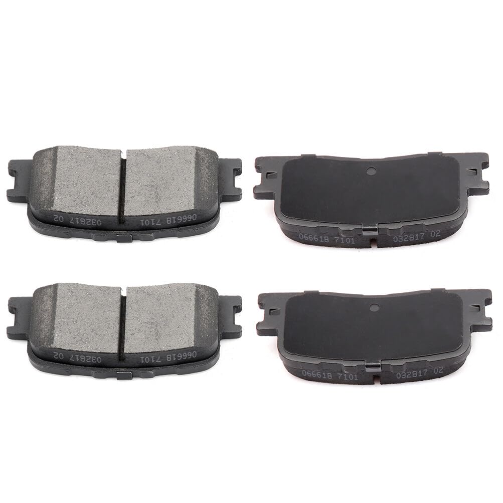 Cciyu D885 Rear Ceramic Disc Brake Pads Kit For Lexus Es300 2002-2003,For Lexus Es330 2004-2006,For Toyota For Camry 2002-2006,F