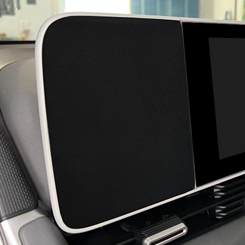 BestEvMod Ioniq5 Screen Side Mesh Panel Wrap - Black Overlay for Hyundai Ioniq 5 (2022-2025) Accessories