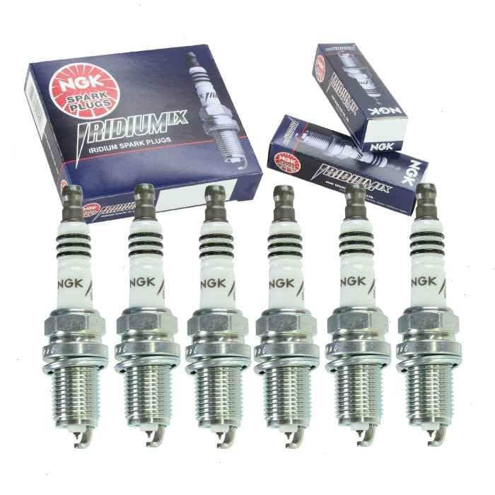 6 pc NGK Iridium IX Spark Plugs compatible with Toyota Tacoma 3.4L V6 1995-2004