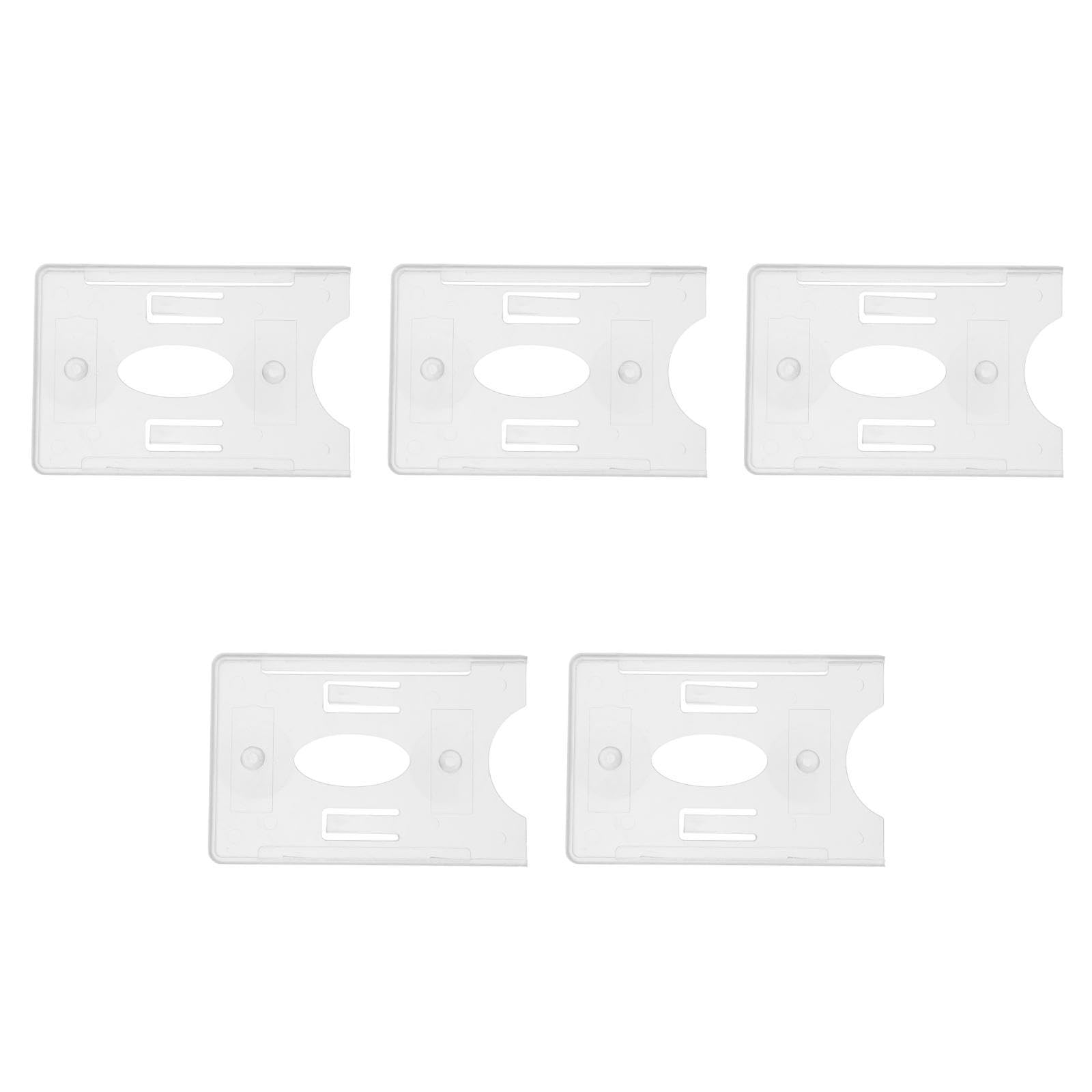 Gatuida 5pcs Car Bracket Auto Automotive The Car d Holder for ds Insurance and Registration d Holder Windshield Toll Pass White 