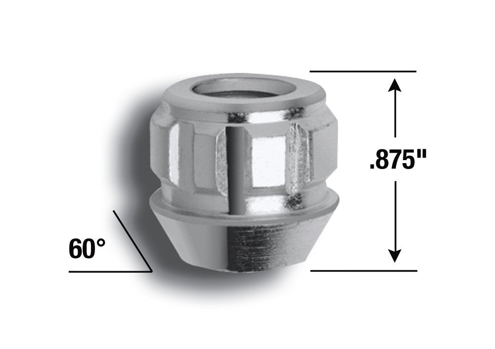 Gorilla Automotive 78681N Acorn Open End Wheel Locks (1/2 Thread Size)