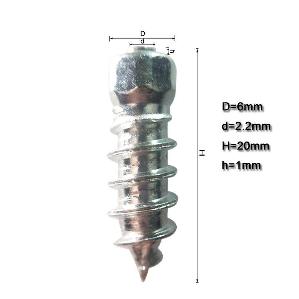Marrkey Screw Tire Studs For Snowplows, Anti-Slip Anti-Ice Snow Spikes For Car/Atv/Suv/Truck/Motorbike/Snowblower/Forklift/Skid