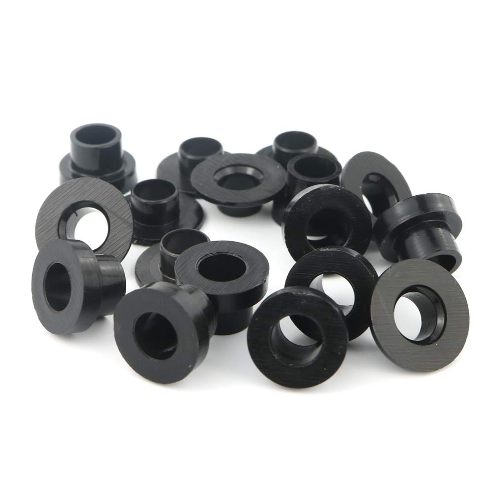 Xitomer YZF-R6 Fairing Bolt Kit 2006-2007, Matte Black Mounting Washers/Nuts/Fastenings/Clips/Grommets