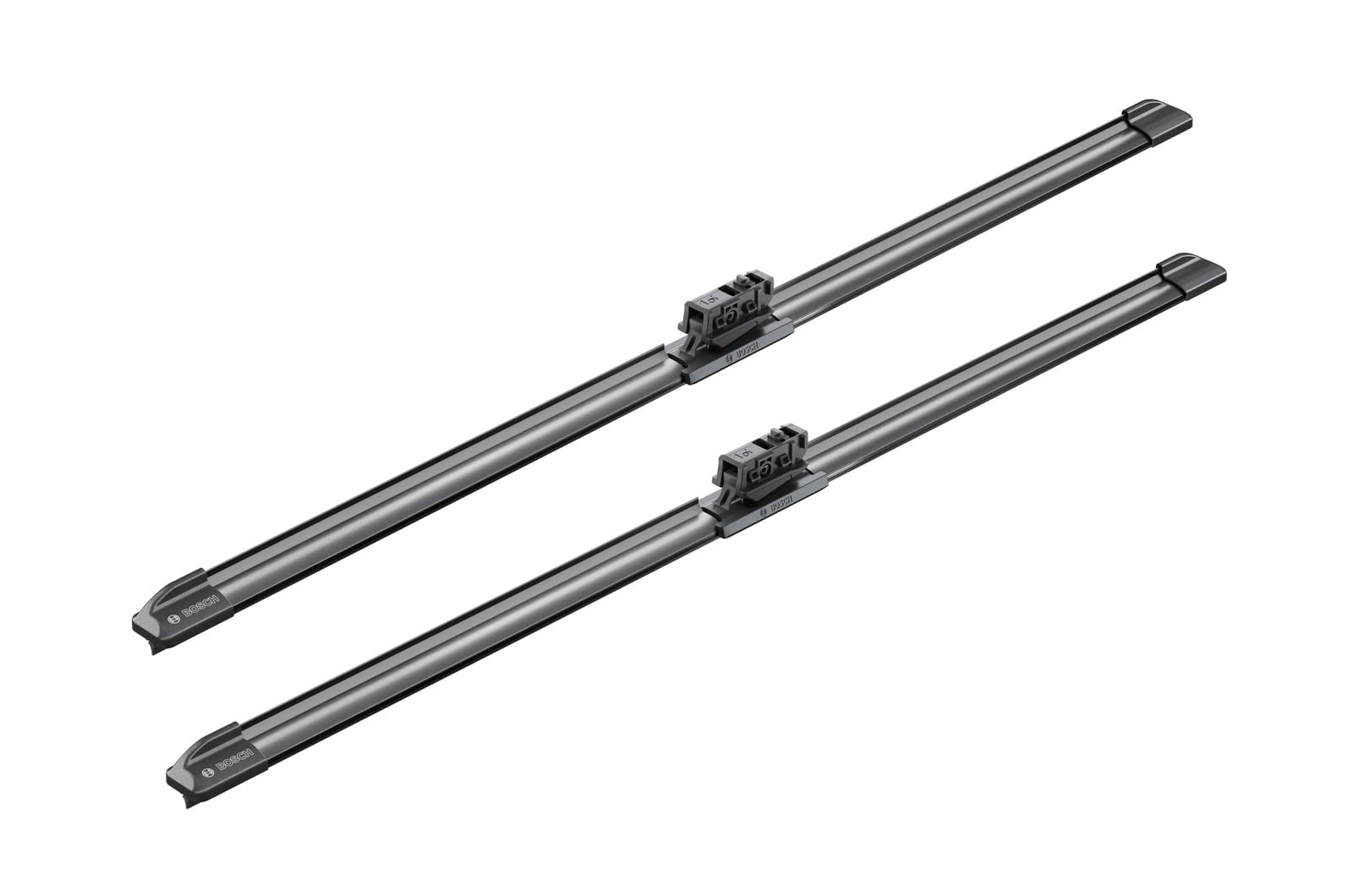 Bosch AeroTwin Wiper Blades Set of 2 (22" & 22") - OE Replacement, Black Rubber, Model 3397009843