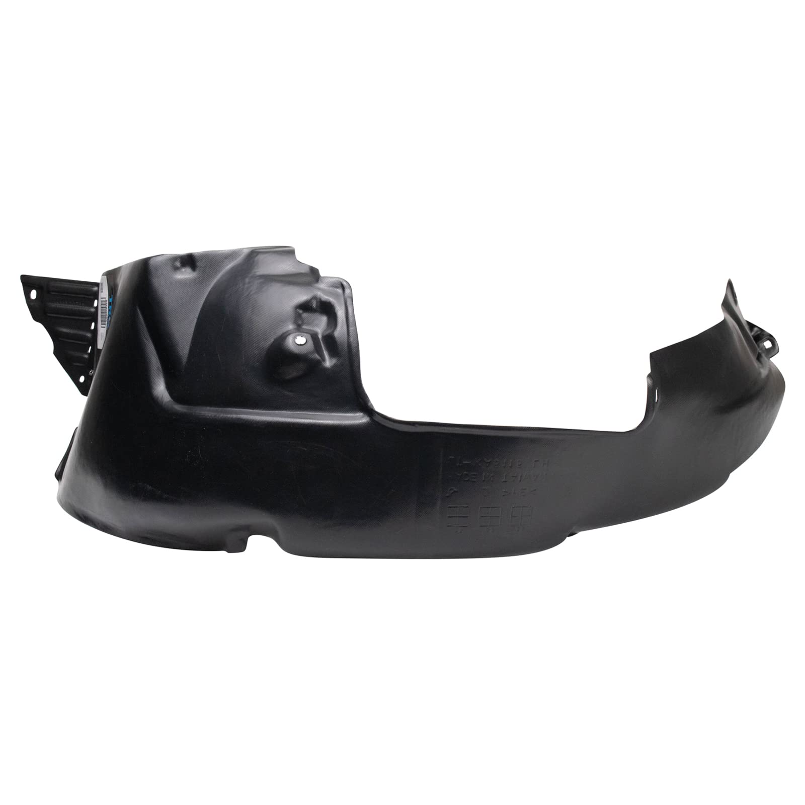 Trq Inner Fender Liner Set Compatible With 2012-2013 Kia Soul Ki1248127 Ki1249127