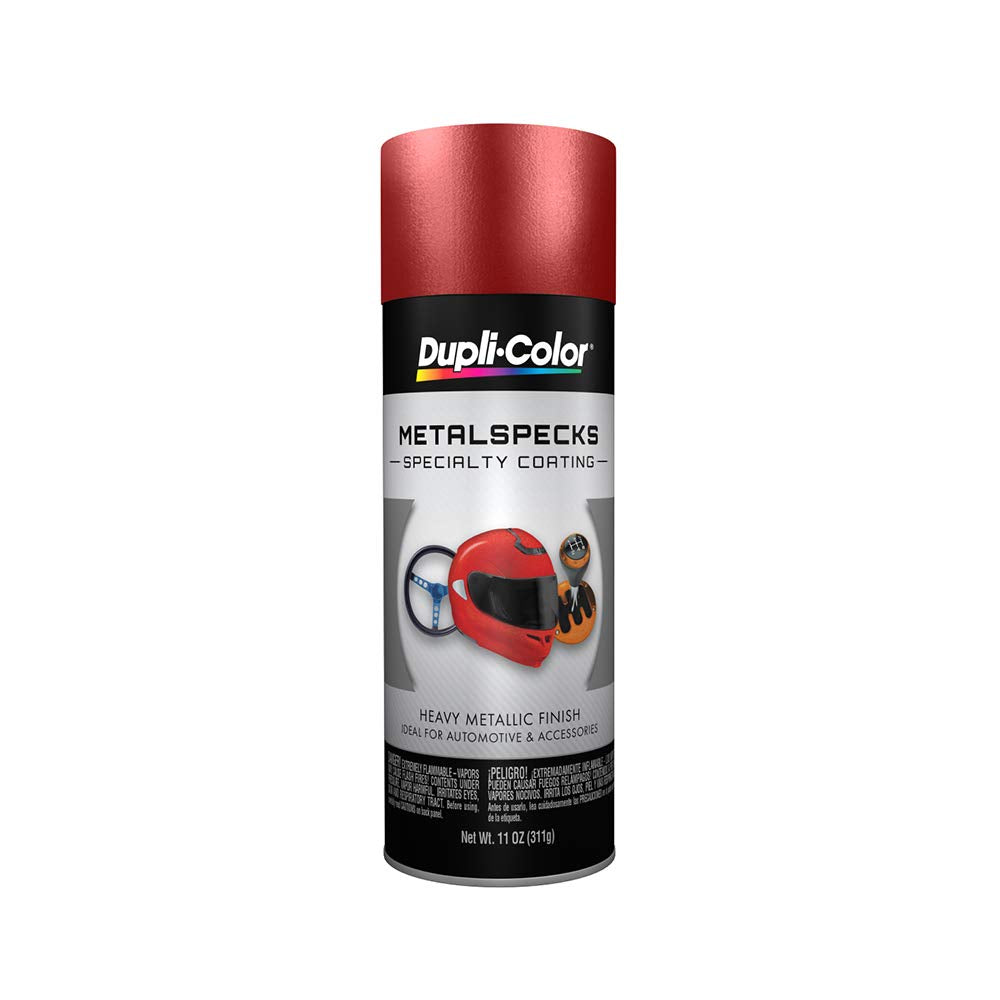 Dupli-Color EMS300007 Metal Specks Automotive Paint - Retro Red Spray Paint - 11 oz. Aerosol Can